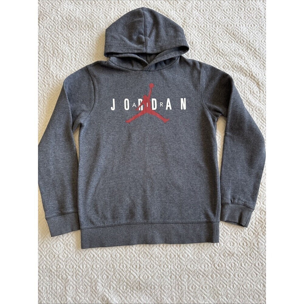 Nike Air Jordan, Jumpman Gray Hoodie Pullover Youth XL